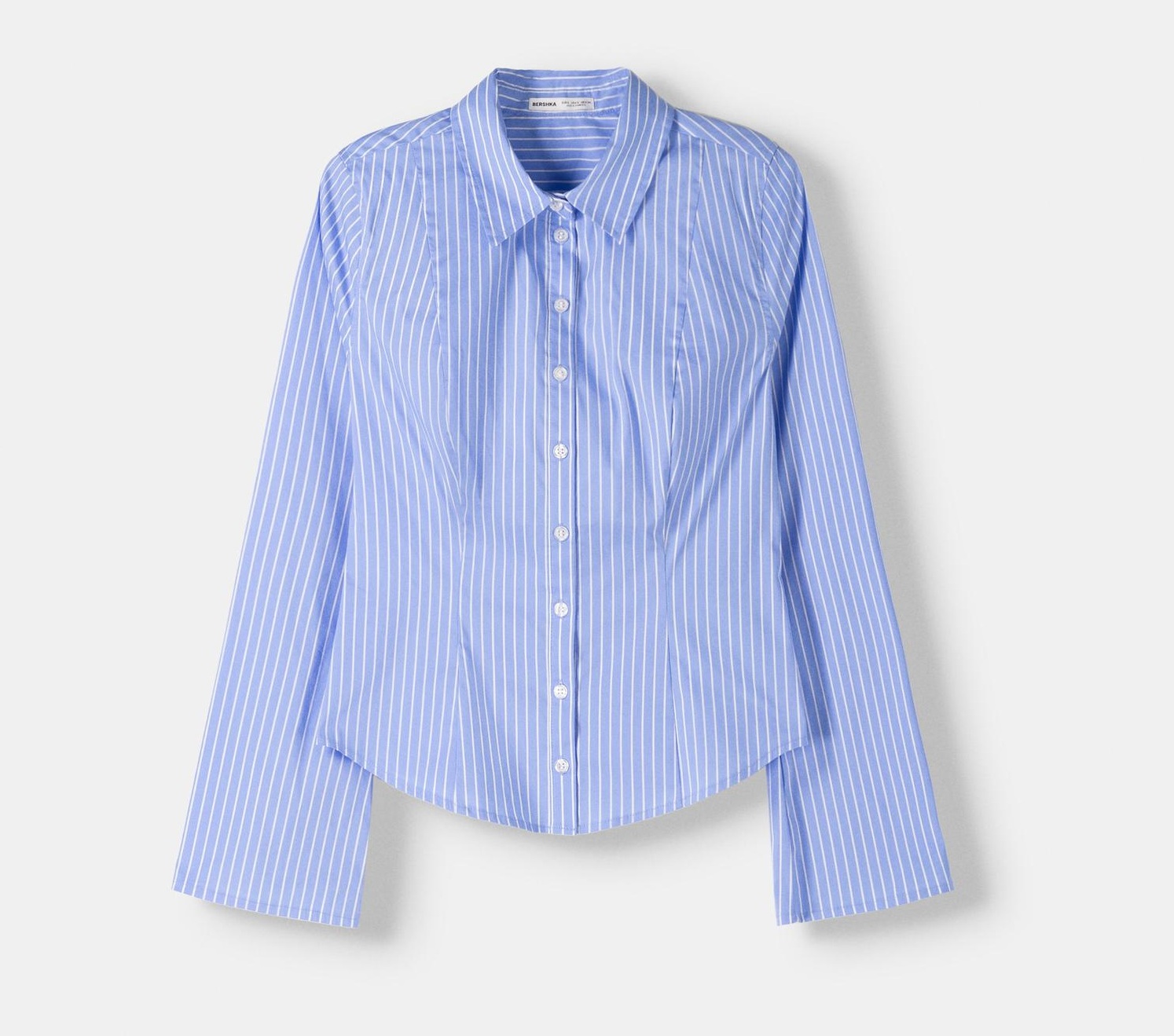 Bershka Çan kollu vücuda oturan gömlek - Dizi kıyafeti