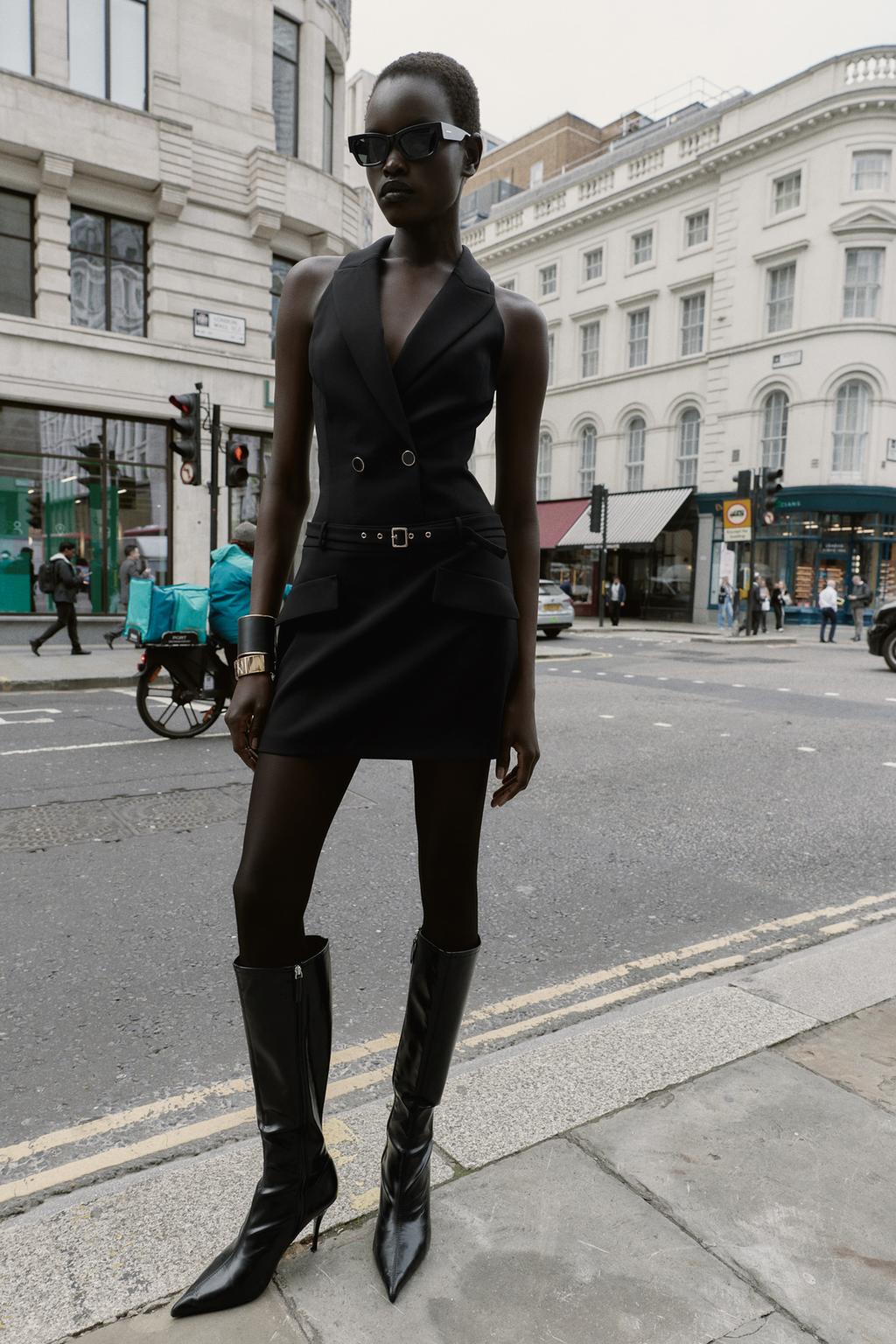 Zara Blazer Efektli Mini Elbise - Dizi kıyafeti